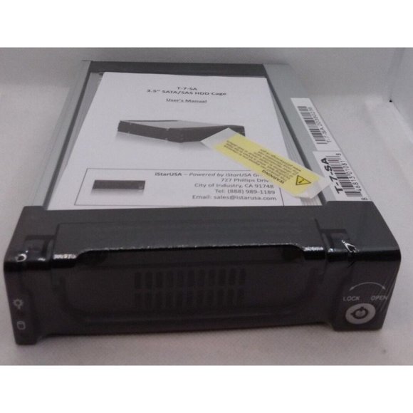 iStarUSA T-7-SA 1 x 5.25" Bay Military Series Sata 3.5" Hard Drive Mobile Rack - Picture 3 of 12